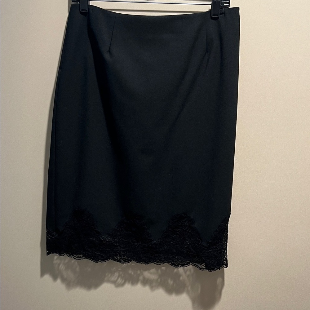 Valerie Stevens Elegant Black Pencil Skirt